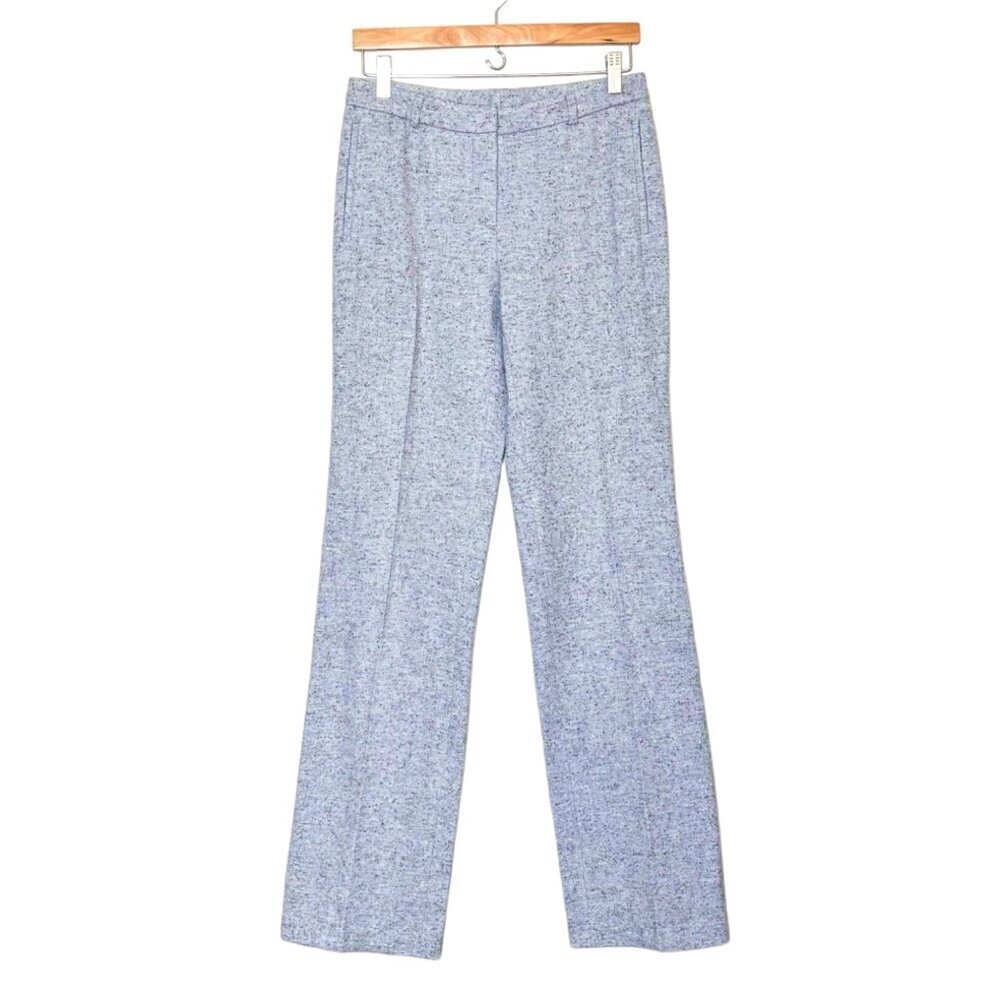 Vintage Missoni Dress Pants Sz.6 Blue Wool Silk Blend High Rise Classic Career